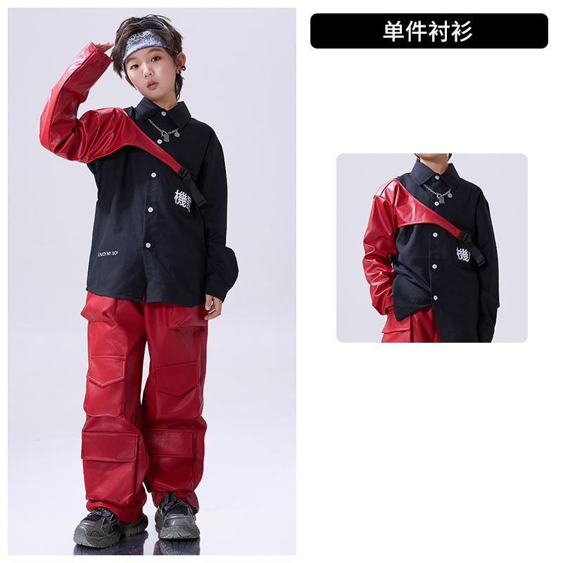 Neujahrstag Street Dance Kinder Trendige Kleidung HipHop Performance Kleidung Jungen HipHop Cool Gutaussehend Mädchen Jazz Dance Kleidung Modisch