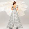 Europäisches & Amerikanisches High-End ärmelloses Abendkleid mit V-Ausschnitt für Damen