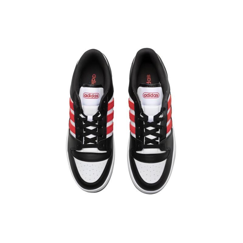 Adidas TURNAROUND LOW Anti-Slip Wear-Resistant Low-Top Basketball Shoes Unisex Black White Sneakers IF4417