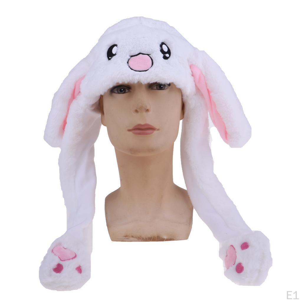 Unisex Fashion Plush Soft Cartoon Cute Rabbit Earmuff Scarf Hat