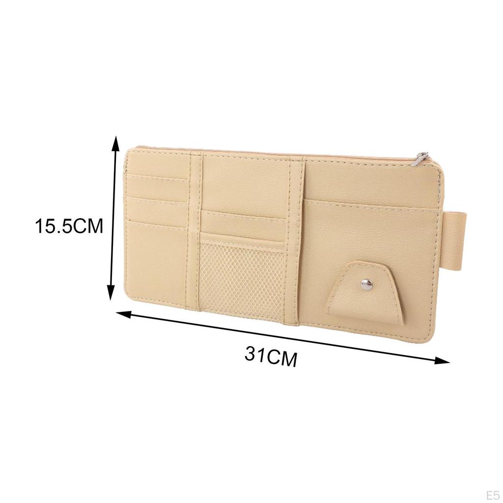 Organizer na osłonę przeciwsłoneczną do samochodu, Akcesoria wewnętrzne Etui na dokumenty Torba