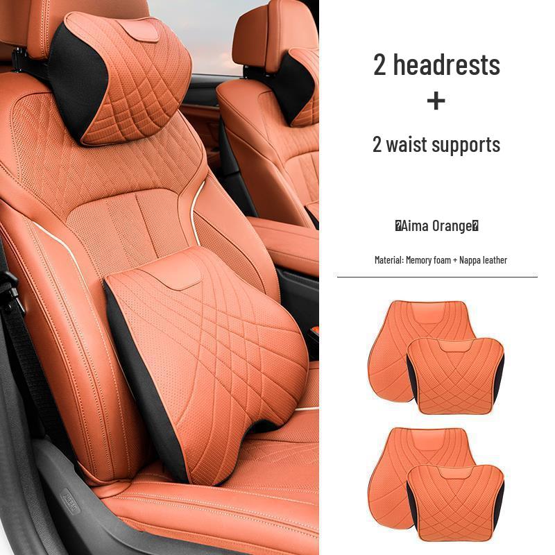 BYD Han Headrest & Lumbar Support: Neck Protection Pillow for DMi, DMp, and EV Versions
