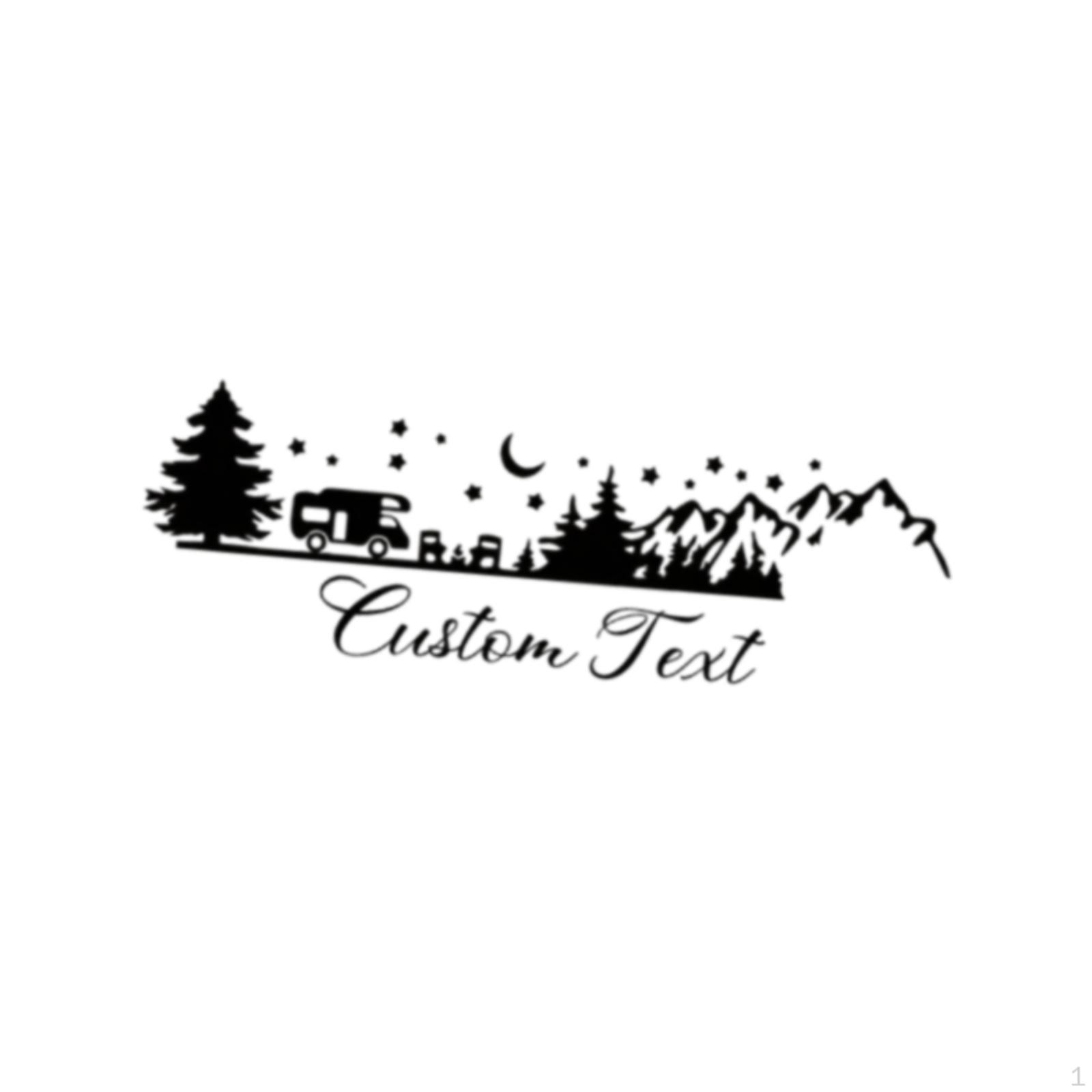 Car Sticker Decal Auto Installation Vehicle for RV Truck чёрный