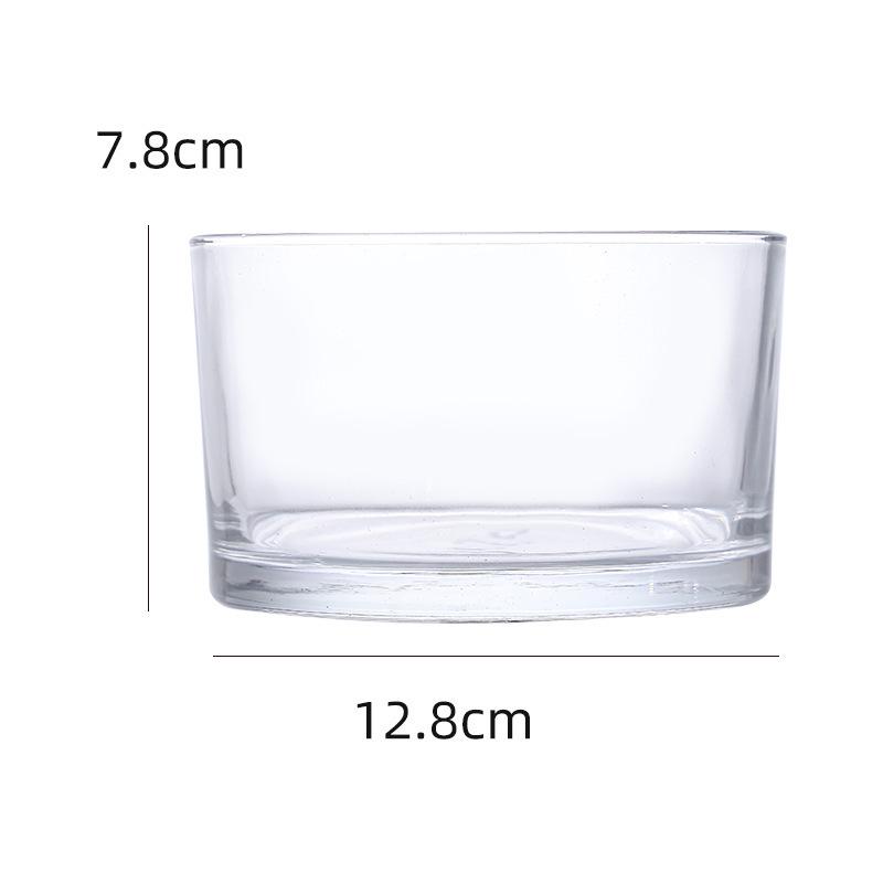 Elegant Transparent Glass Aroma Candle Holder