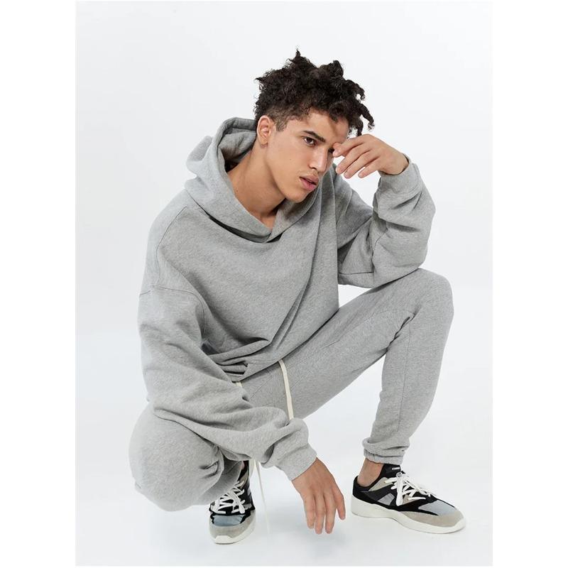 

Men s Hoodies Sweatshirts Long Sleeve Hooded Pullover for Male Solid Color Hoodie Sweatshirt M