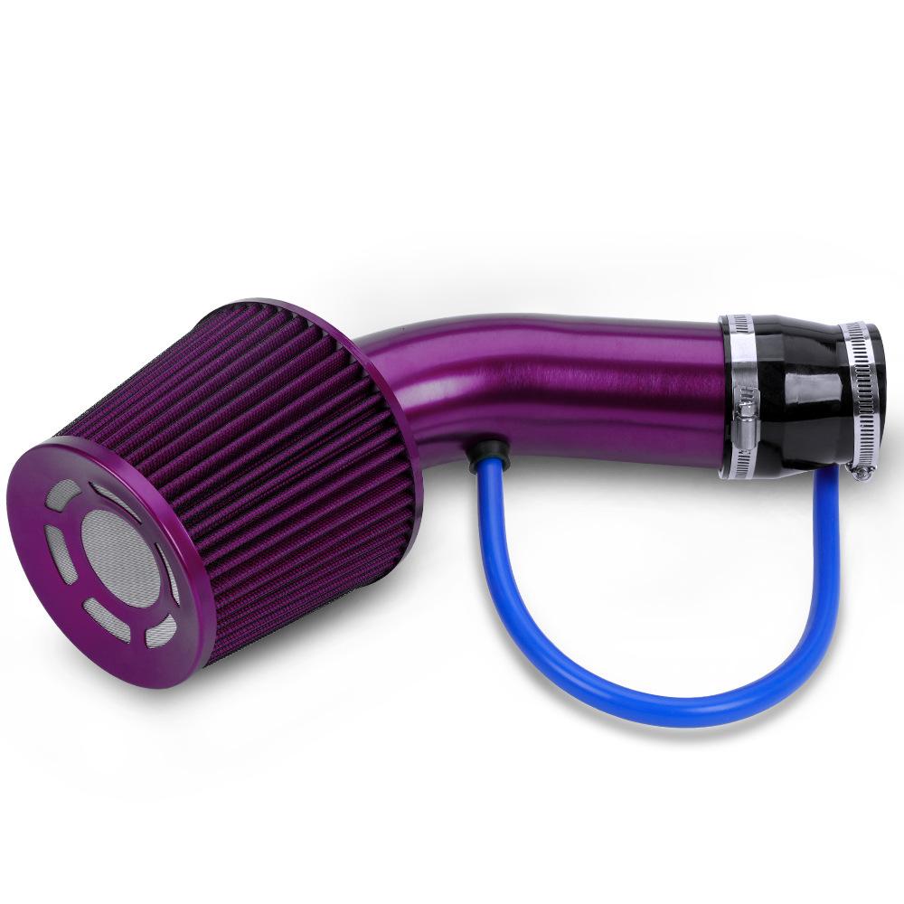 76mm 3inch Air Filter & Cold Air Intake System Turbo Induction Pipe Tube Kit With High Flow Cone Air Intake Filter