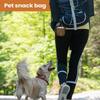 Canvas Pet Training Pouch PVC Snack Pouch Portable Dog Treat Pouch  Outdoor Walking