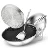 Debo 304 Stainless Steel Honeycomb Non-stick Wok
