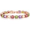 Popular Rose Gold Irregular Design Women's Luxury Bracelet - Colorful European & American Style