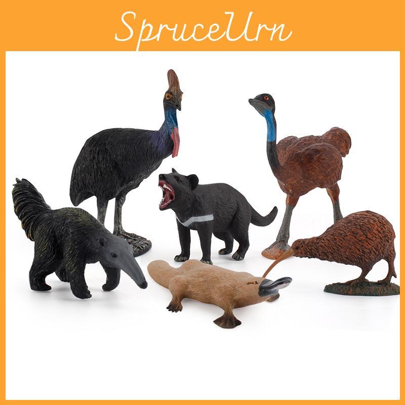 Anteater Platypus Animal Figurines Pack With Static Pvc Figures For Kids And Classroom Use