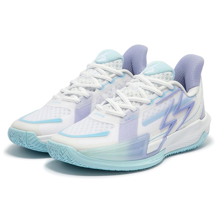 New 361° Big3 4.0 QUICK Ice Blade Low Top Basketball Shoes Women's Glacier Blue 582331105-1