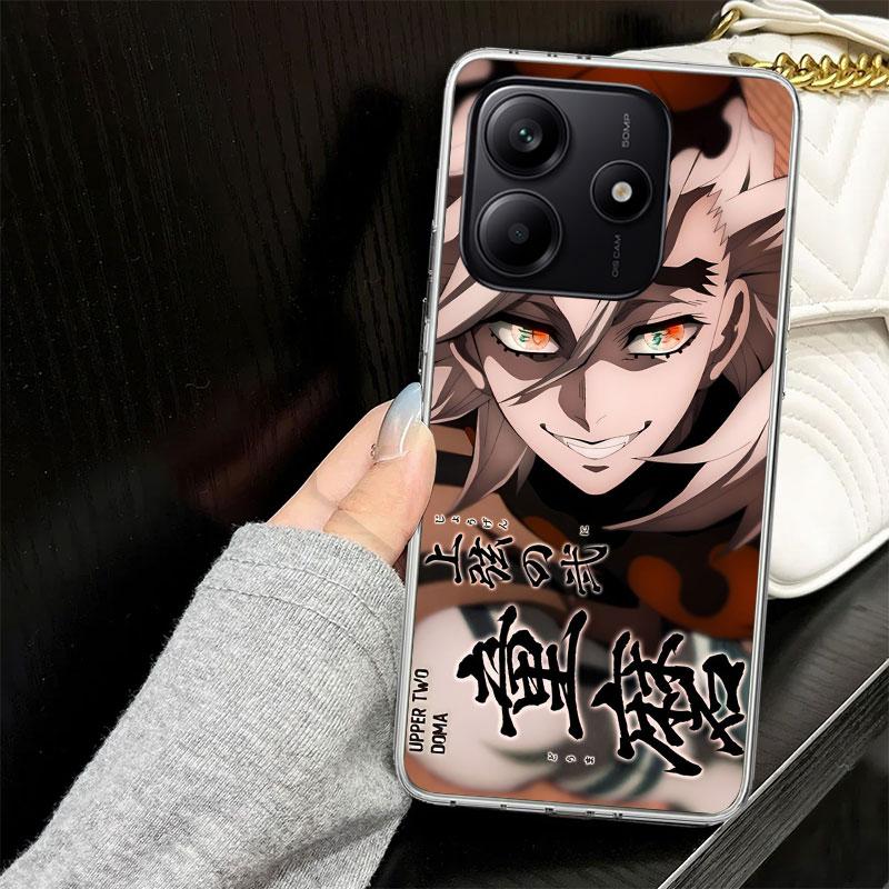 Demon Slayer Douma Case for Xiaomi Redmi Note 14 13 12 11 Pro Plus Phone Cover 14S 12S 11S 11E 11T 10S 10 9S 9 Silicone Funda