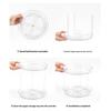 360 Degrees Rotating Storage Tray 1/2/3 Layers Lazy Susan Organizer Kitchen Pantry Cabinet Countertop Seasoning Spice Holder Cosmetic Turntable Rack