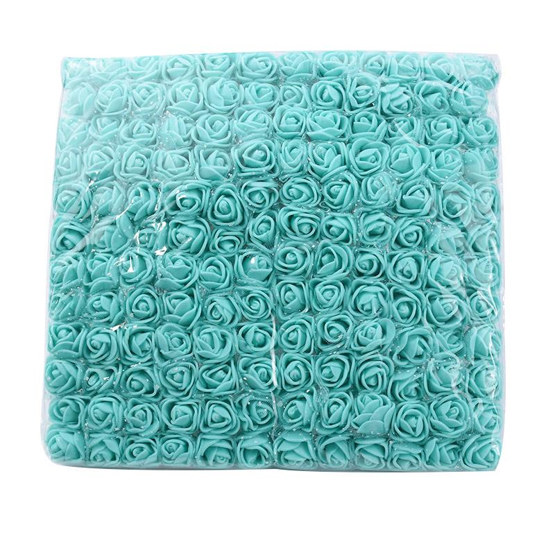 144pcs Artificial Flower PE Rose Outdoor UV Protection Garden Arch Wreath Wedding Home Diy Gift Box Festival Scrapbook Car Decor