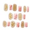 8Piece Versatile Soft Clay Leaf Shape Adornment Molds for DIY Earring Crafting Perfect for Hobbyists and Designers