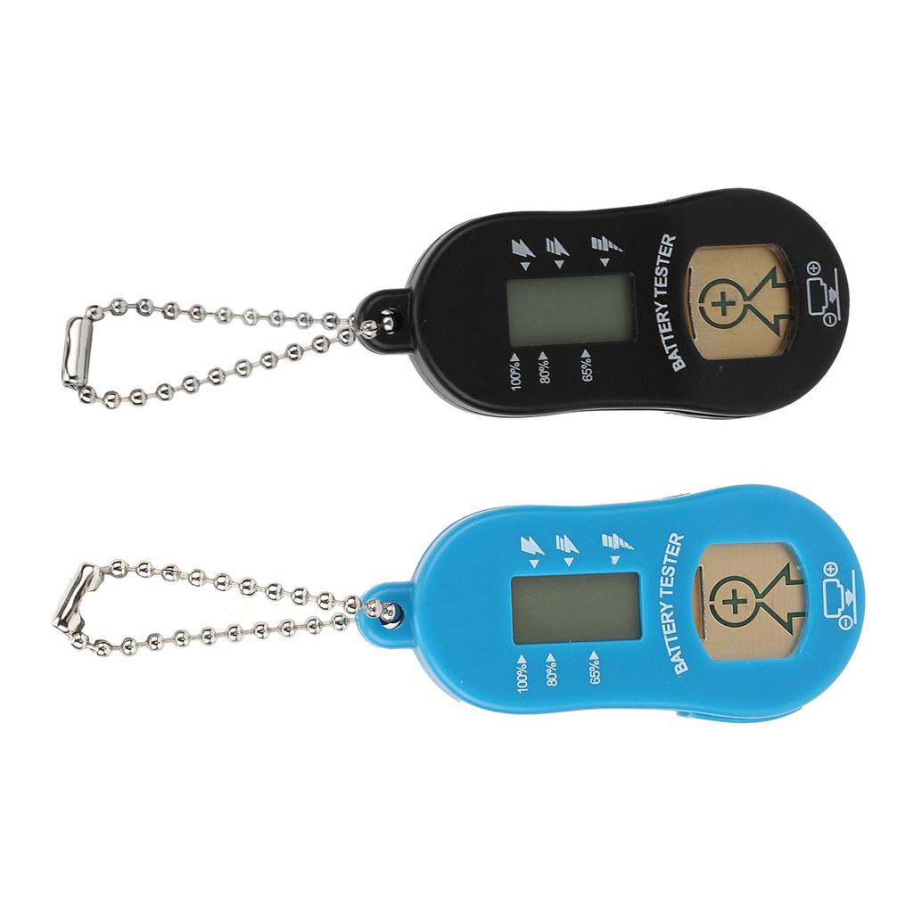 Button Cell Battery Checker Portable LCD Screen Hearing Aid Battery Tester Checker Tool