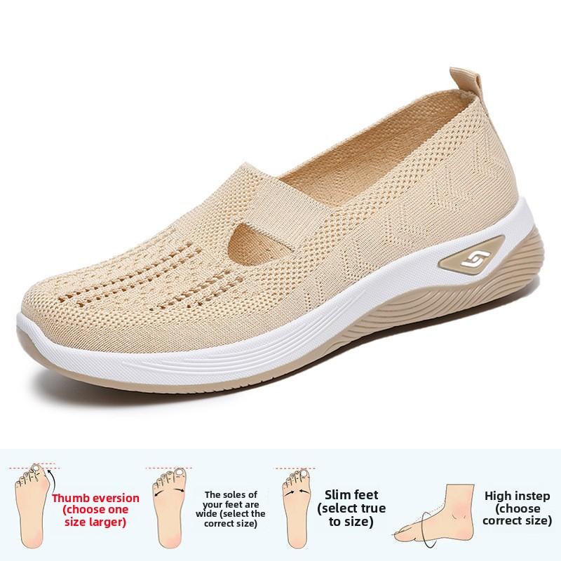 Women's Shoes with Soft Soles Are Not Tiring for The Feet In Summer, While Women's Cloth Shoes Are Comfortable and Casual Shoes with Ethnic Embroidery