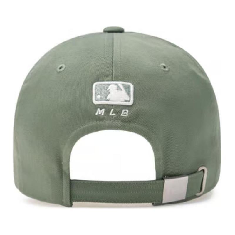 MLB Cotton Baseball Caps Unisex Khaki Fashion 3ACPV015N-43KAP
