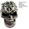 Metal Skull Vent Clip for Vehicles Car Air Clip, Retro Alloy Dashboard Halloween Interior Decoration Trim Funny Head Auto Accessories Creative Drivers