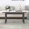 VidaXL Coffee Table Grey 110x55x45 Cm Solid Pine Wood 822344