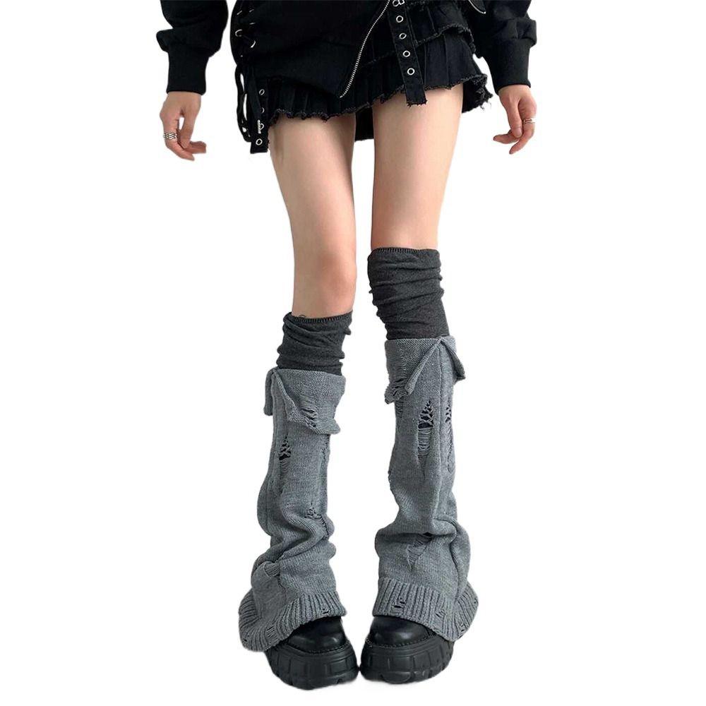 Flare Design Lace Leg Warmer Lace Trim Thigh High Socks New Y2k Socks  Japanese Style