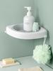 Briskstyle Modern Simple Rotating Bathroom Corner Shelf 1+1