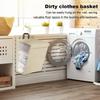 Wall-mounted Dirty Clothes Basket Punch Free Collapsible Laundry Basket  Bedroom