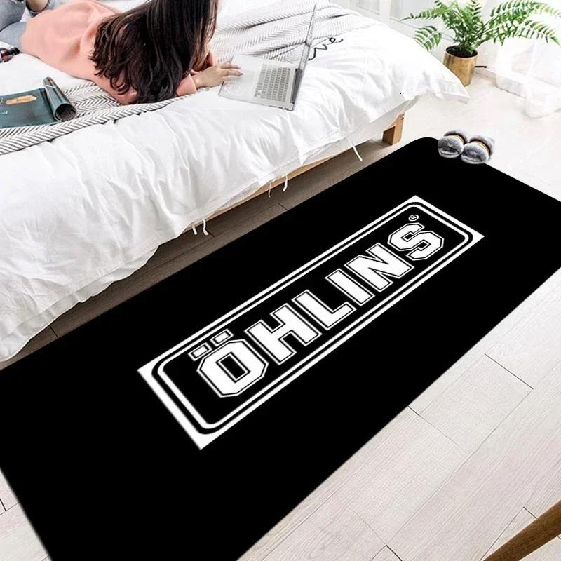 Modern Motorcycle Flannel Carpets Balcony Corridor and Porch Carpets Bedroom Bed Blankets Home Decoration Rugs for Bedroom Rug