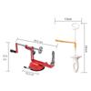 Household Multifunctional Stainless Steel Manual Potato Tower Machine Rotary Potato Chip Machine