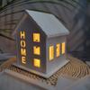 3D House Silicone Molds for Resin Concrete Home House Candle Holder Mold House Shaped Gypsum Mold Table Decorations