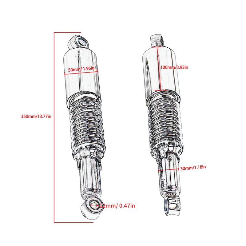 Алюминиевая CNC Защита Заднего Амортизатора Мотоцикла Подвеска 350мм Замена Пружины Подвески для Honda
