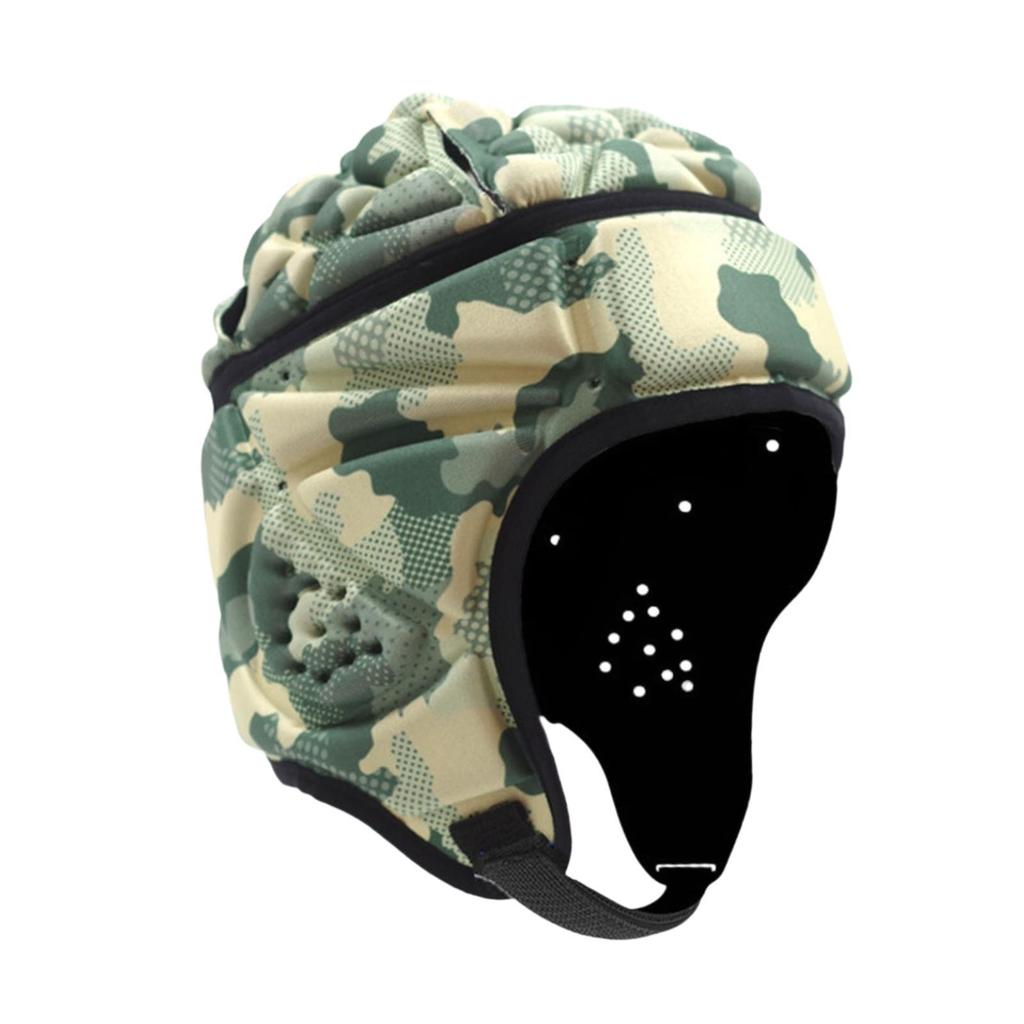 Rugby Helmet Ultralight Adjustable Protective Gear Protective Cap Headgear for Flag Football Sports Baseball Playing Training