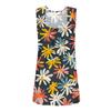 Square Collar Tank Top Women Print Tank Tee Casual Loose Fit Sleeveless Shirt