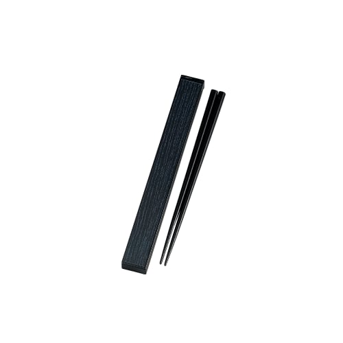 Tatsumiya GRAIN Square Chopstick Case Set, Ebony, 21, 33291