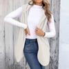 Women's  Hoodies Oversized Fleece Long Pullover Hooded Sweatshirts Casual Sleeveless Hoodie Jacket