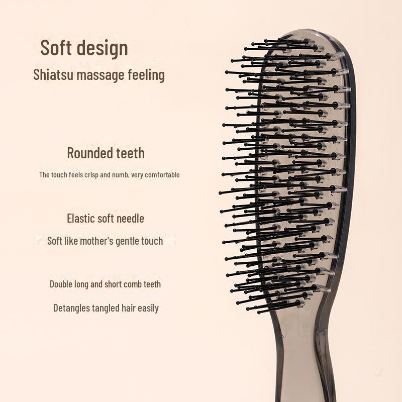 "In Stock: Premium Dual-Use Layered Magic Comb - Wet/Dry Scalp Massage, Anti-Static, Smooth & Volumize Hair"