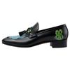 Interlocking Leather Loafers Men's Black Year Of The Rabbit Limited Edition 732262 AABUF 1292