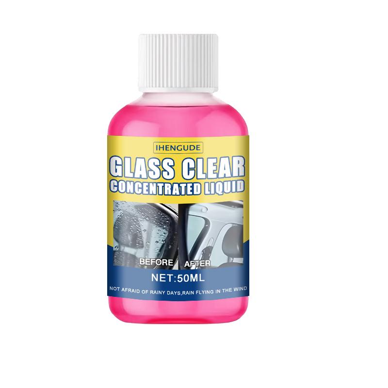 Concentrated Car Glass Coating Waterproof Windshield Wiper Fluid, Keeps Surfaces Smooth, Rainproof, and Anti-Fog Without Streaks,