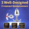 Metal Anal Plug Butt Plug Sex Toy Anal Toys for Men Women Masturbador Tool