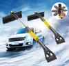 New 3 In 1 Adjustable Ice Scraper Brush Car Windshield Snow Remove Car Snow Removal Brush Car Cleaning Car Interior Wash Tool