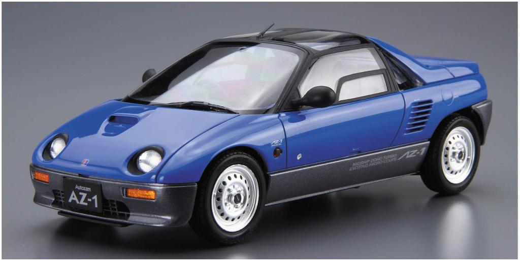 Aoshima Bunka Kyozaisha The Model Car Series Mazda PG6SA 1992 Plastic Model 1/24 No.38 AZ-1