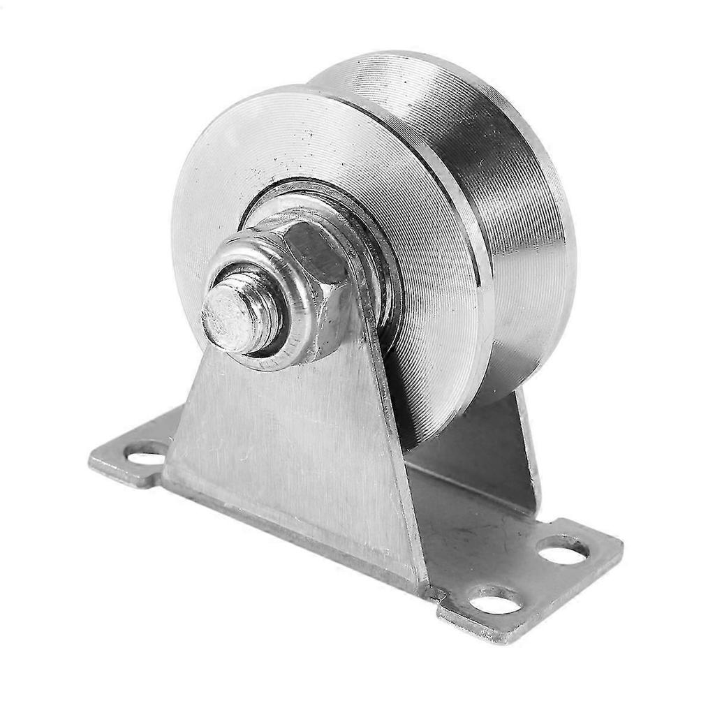 Stainless steel track wheel pulley