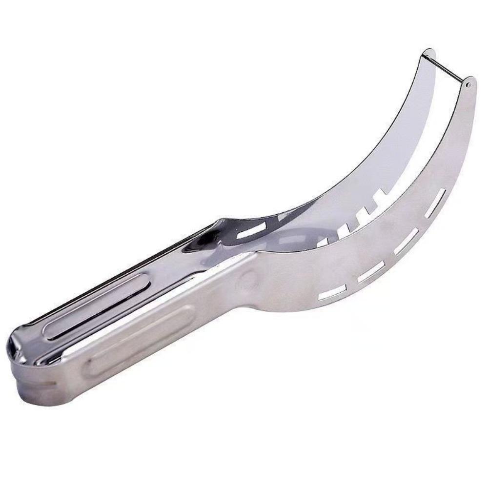 2-in-1 Watermelon Cutter Slicer, Dual Head Stainless Steel Fruit Fork Slicer, Professional Watermelon Cutting Tool for Home Kitchen