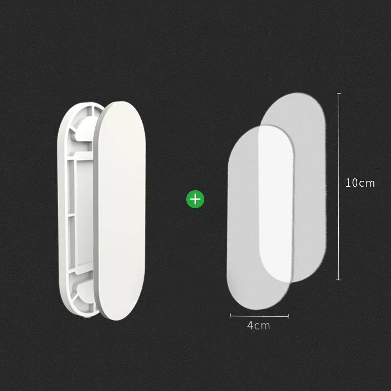 

Самоклеючий фіксатор для настільних розеток Кабельний органайзер Безшовна безпробивна вилка Тримач для наклейок Настінний фіксатор Тримачі подовжувачів живлення Sticke 1pcs білий