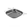 Plate For Fries And Chicken Tableware Fries Serving Tray 304 Stainless Plate Multiple Sizes Available Commercial Grade