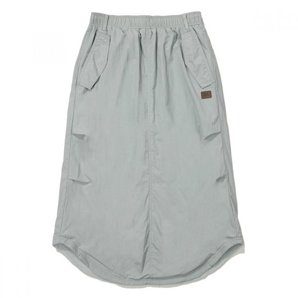 Reversible Velvet Skirt  Dark Mint 065