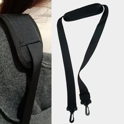 Tracolla per Borsa per Computer Nylon Per Borsa a Mano da Uomo Valigetta Crossbody Spallacci Regolabili Bande Lunghe Nere