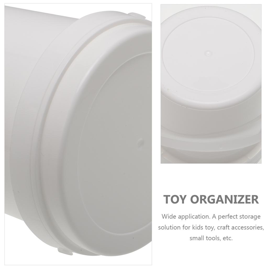 3 Pcs Storage Bucket Toy Lids Buckets Snack Kids Toys Ice Cream Containers Child