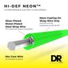 [1 Set] DR DR-NMCE10 10-46 Neon Multicolor Electric Guitar Strings