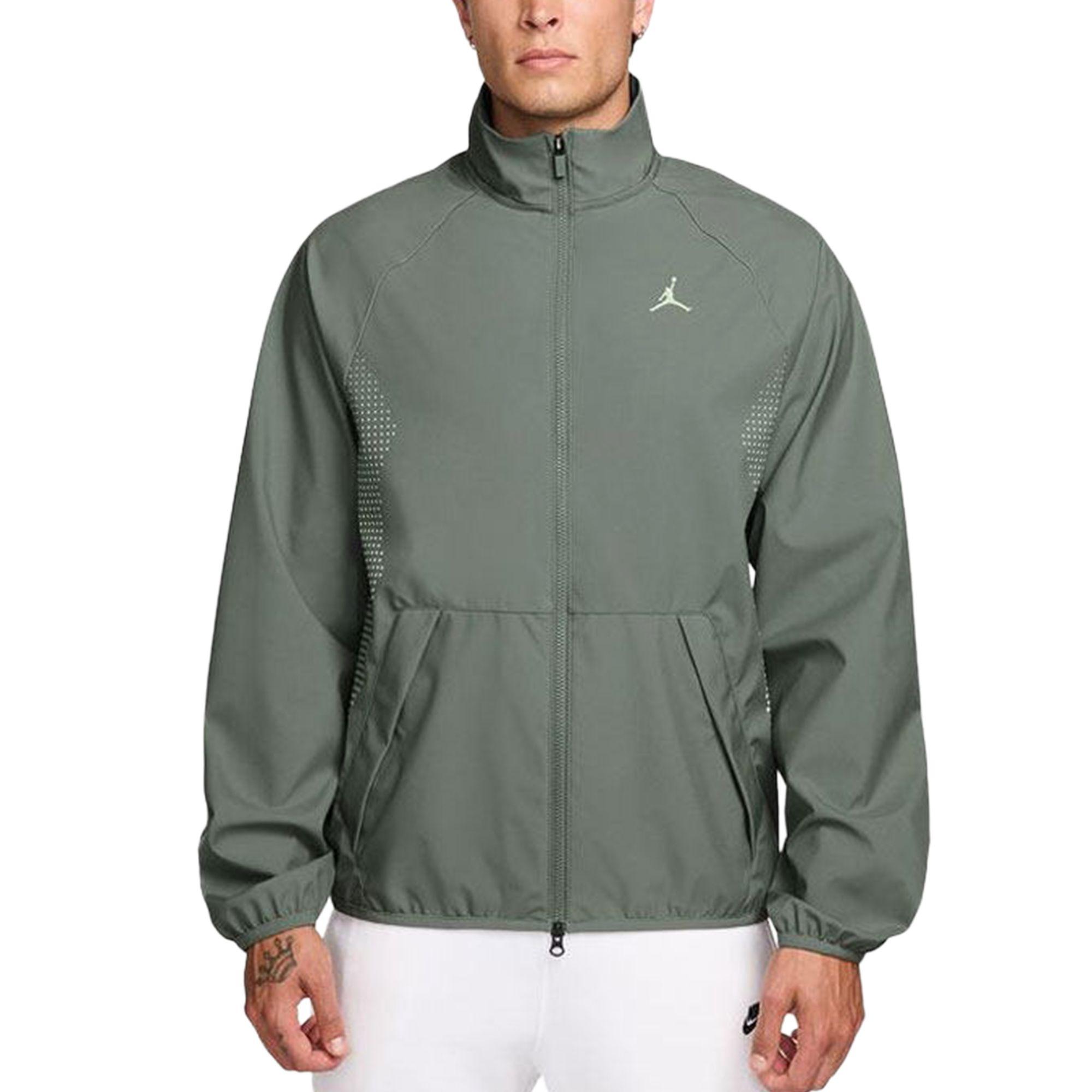 Jordan Woven Stand Collar Zip Sports Long Sleeve Jacket Men jackets HF9886351 S